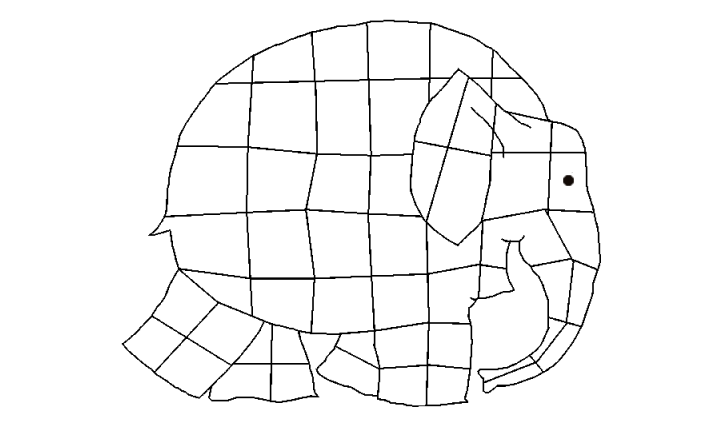 Template Of Elmer The Elephant